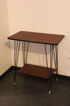 Table télévision années'50 desserte