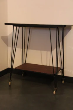 Table télévision années'50 desserte