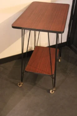 Table télévision années'50 desserte