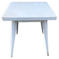 Table Tolix carrée pieds compas