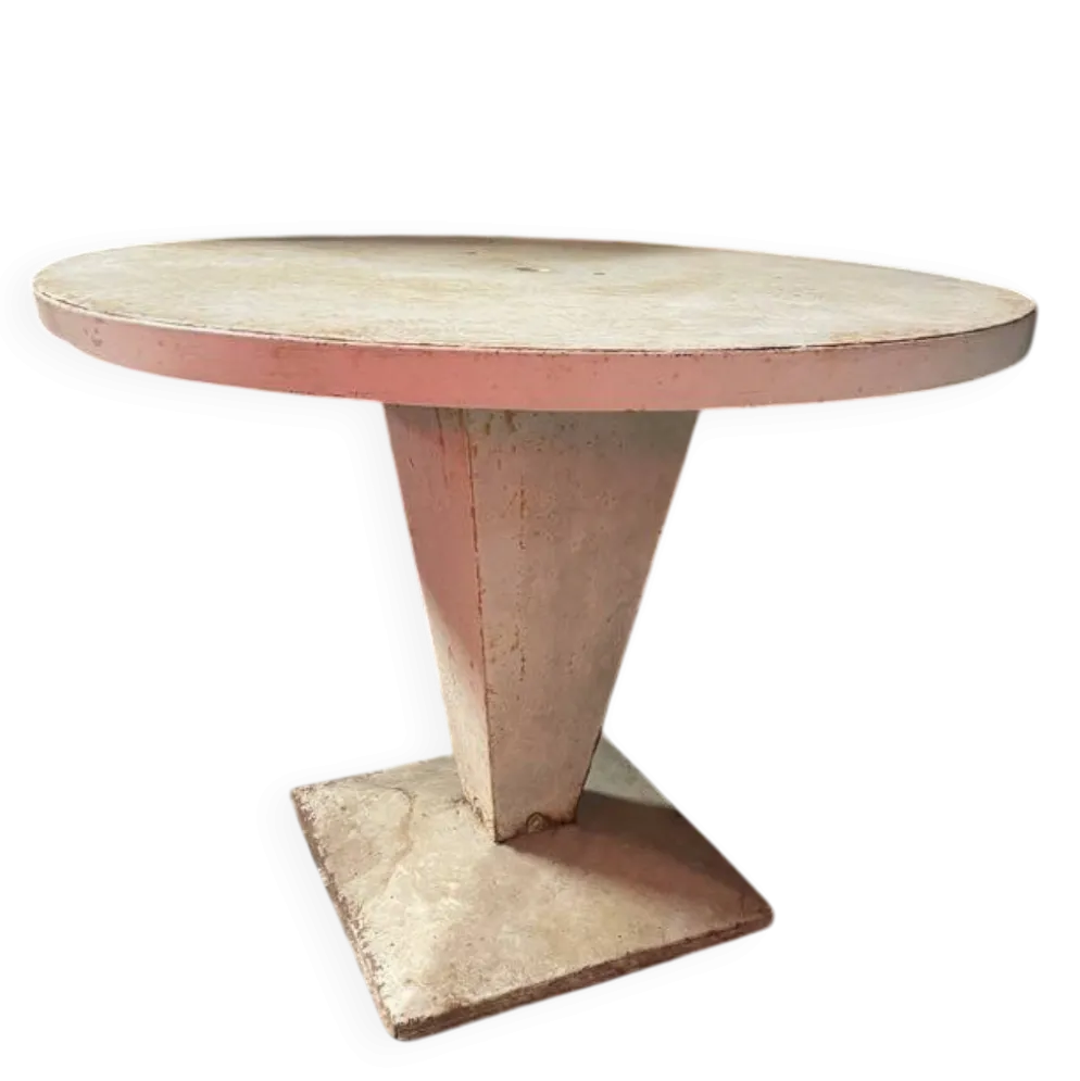 Table Tolix KUB diametre 99cm par Xavier Pauchard