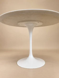 Table Tulip en marbre de Carrare vintage - Knoll