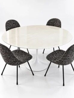 Table Tulip en marbre de Carrare vintage - Knoll