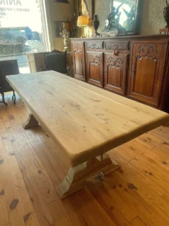 Table type monastère - chêne massif