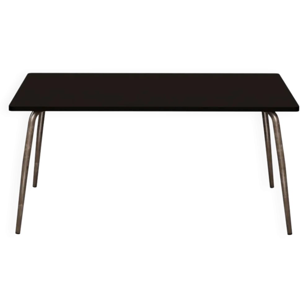 Table vera rectangulaire 6 personnes noire