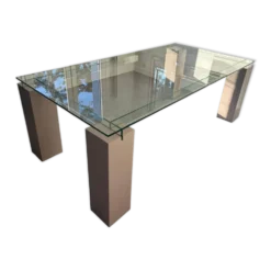 Table Verre Roche et Bobois modèle Ténéré