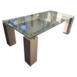 Table Verre Roche et Bobois modèle Ténéré