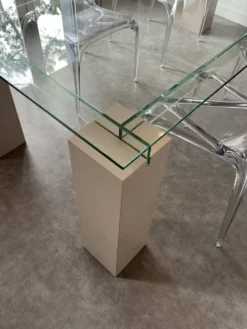 Table Verre Roche et Bobois modèle Ténéré