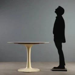 Table vintage en métal avec plateau en marbre, design Italie années 1970