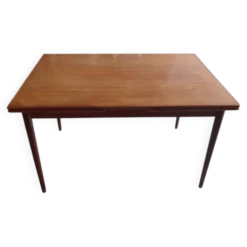 Table vintage en teck Willy Sigh