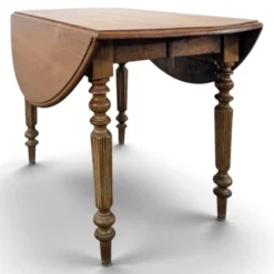 Table à volet à allonges d'époque Louis Philippe
