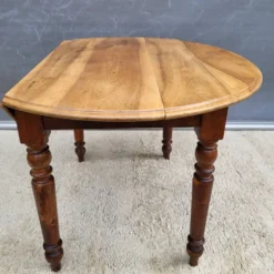 Table XIXe en Orme et Merisier : L'élégance Louis-Philippe