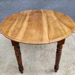 Table XIXe en Orme et Merisier : L'élégance Louis-Philippe