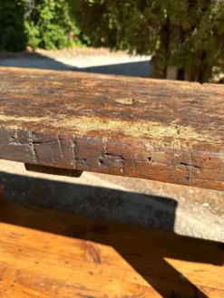 Établi ancien en bois