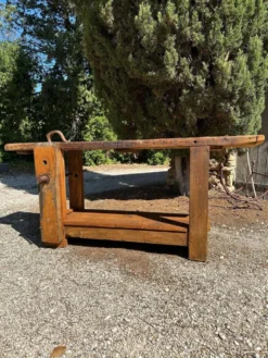 Établi ancien en bois