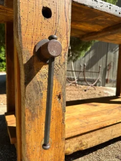 Établi ancien en bois