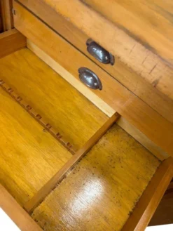 Établi/commode/îlot de cuisine vintage en bois
