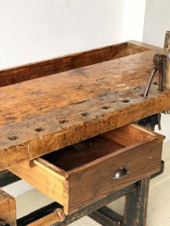 Établi de menuisier ancien