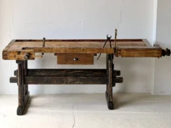 Établi de menuisier ancien