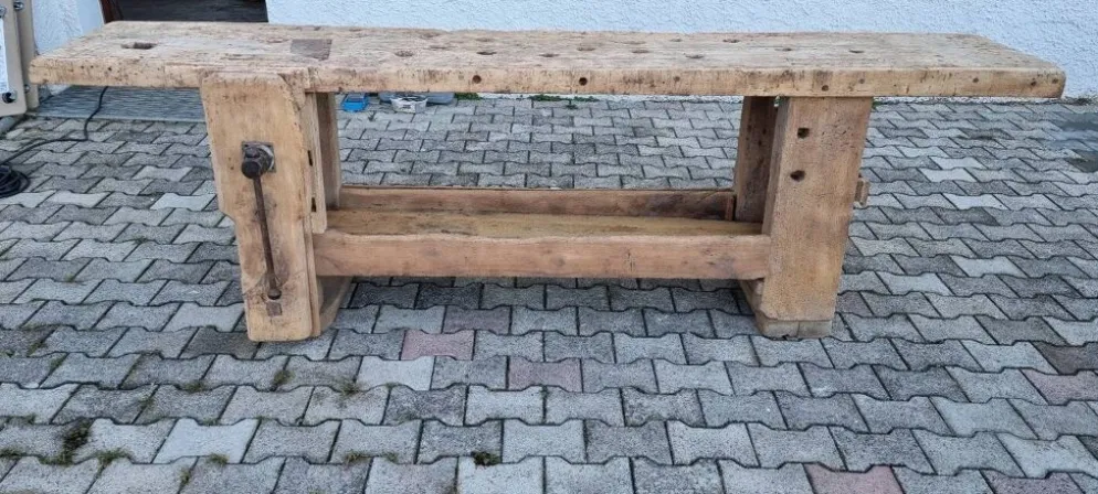 Établi de menuisier en chêne