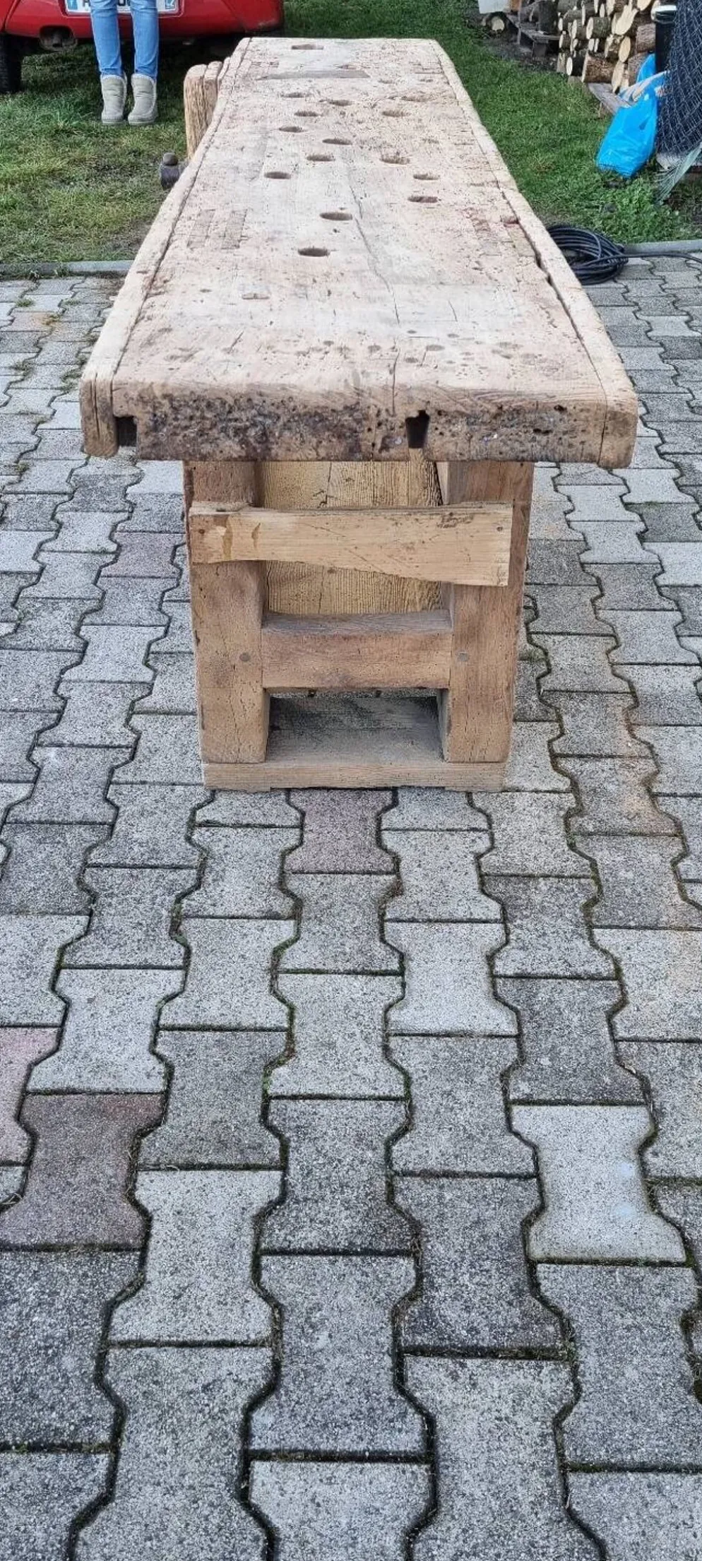 Établi de menuisier en chêne
