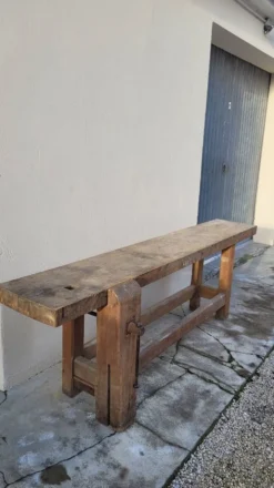 Établi de Menuisier en chêne massif ancien -2m50