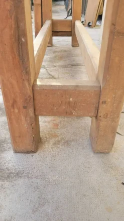 Établi de Menuisier en chêne massif ancien -2m50