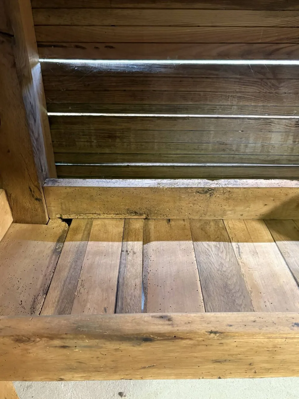 Établi de métier ancien Lemainque Paris – 218 cm 🤎