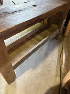 Établi de métier ancien Lemainque Paris – 218 cm 🤎