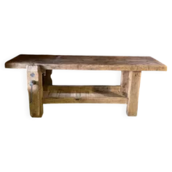 Établi de métier ancien Lemainque Paris – 218 cm 🤎