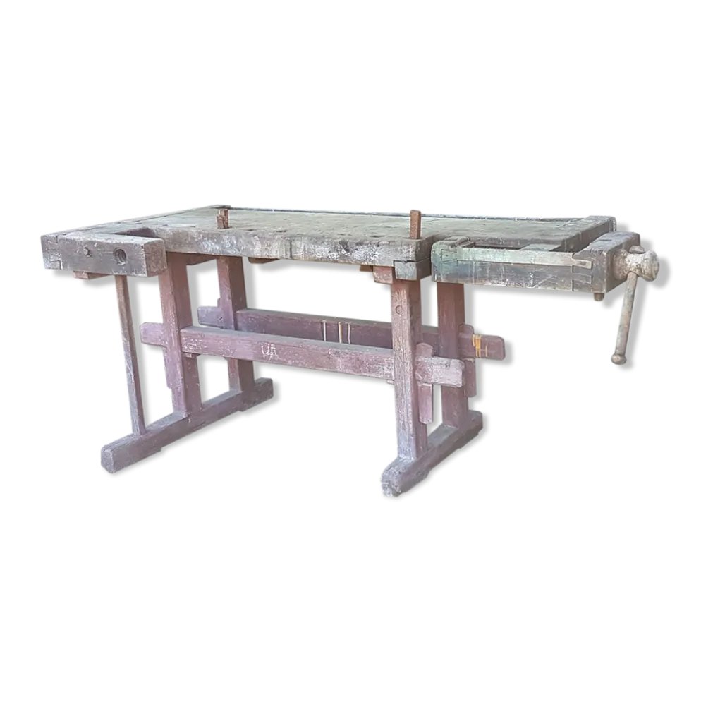 Établi solide en bois