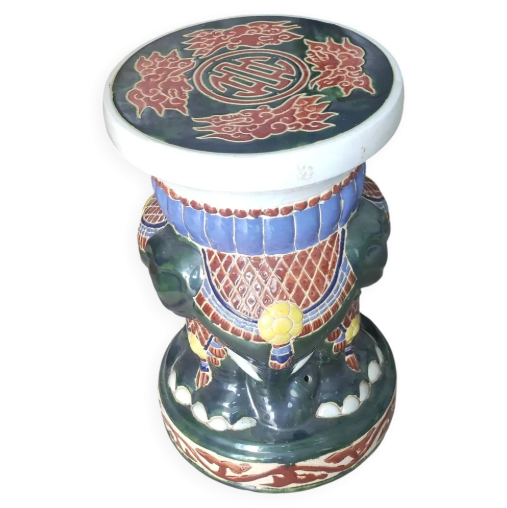 Tabouret de jardin / Sellette d'appoint / Porte-plante Matériau :