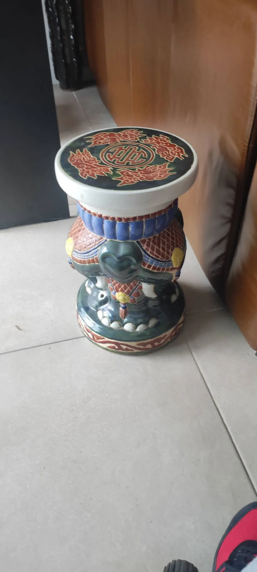 Tabouret de jardin / Sellette d'appoint / Porte-plante Matériau :