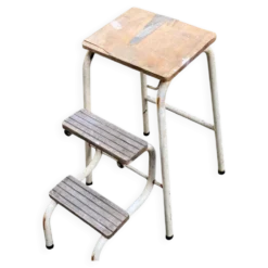 Tabouret escabeau pliable en en bois