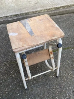 Tabouret escabeau pliable en en bois