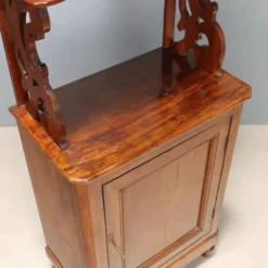 Étagère ancienne en acajou, Italie, XIXe siècle