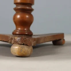Étagère ancienne en noyer à 3 étagères, Italie, XIXe siècle