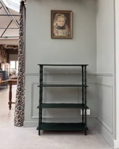 Étagère ancienne sur pieds de style Napoléon III, rénovée
