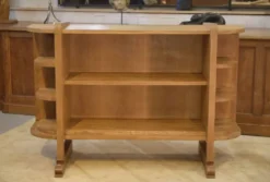Étagère art déco moderniste en chêne 1940’s