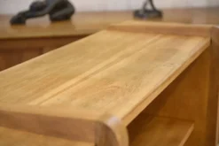 Étagère art déco moderniste en chêne 1940’s