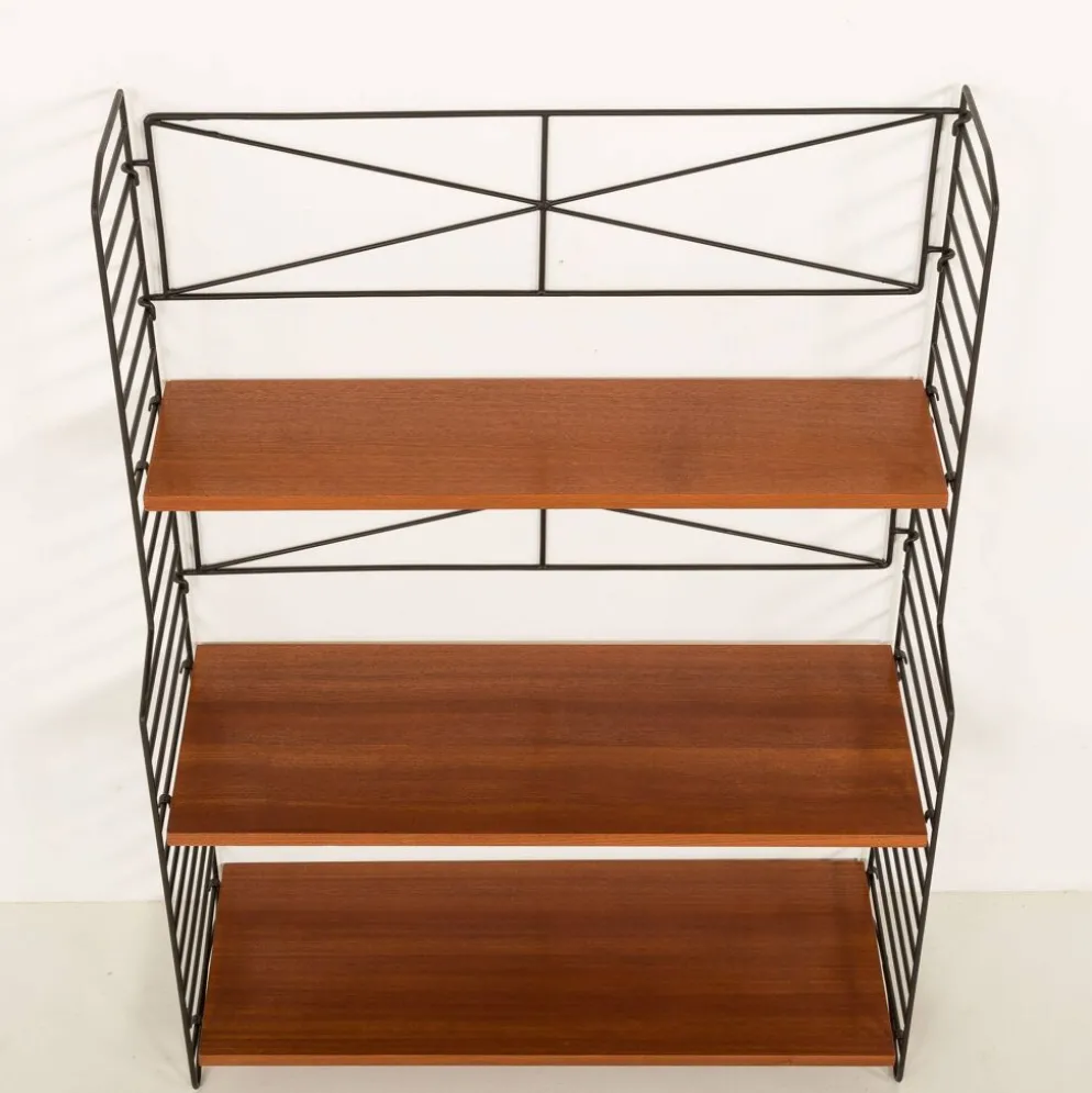 Étagère autoportante String scandinave des années 1960, Suède