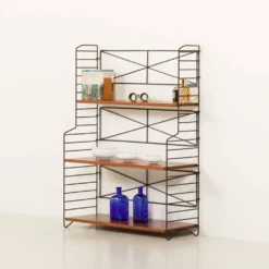 Étagère autoportante String scandinave des années 1960, Suède
