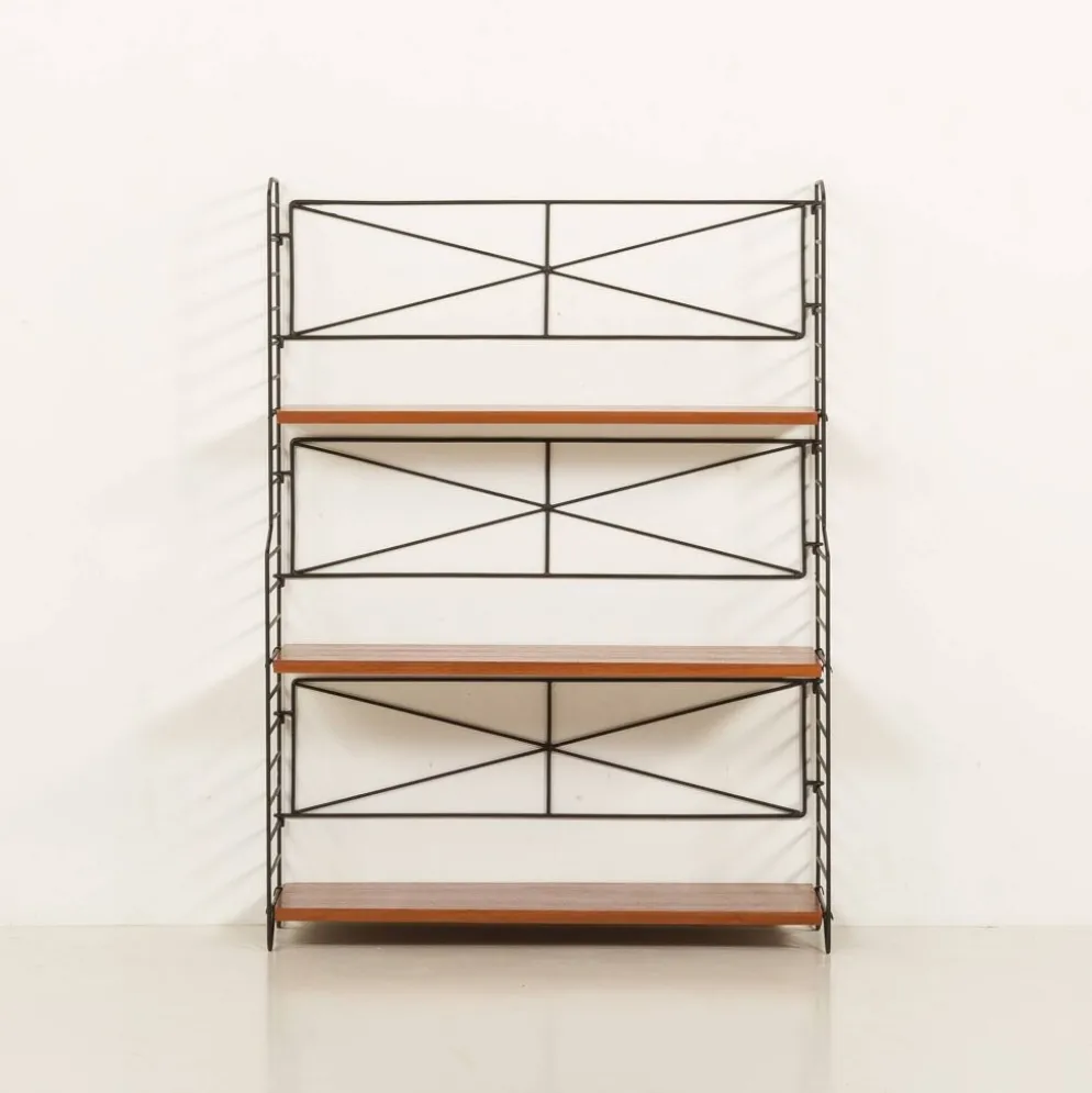 Étagère autoportante String scandinave des années 1960, Suède