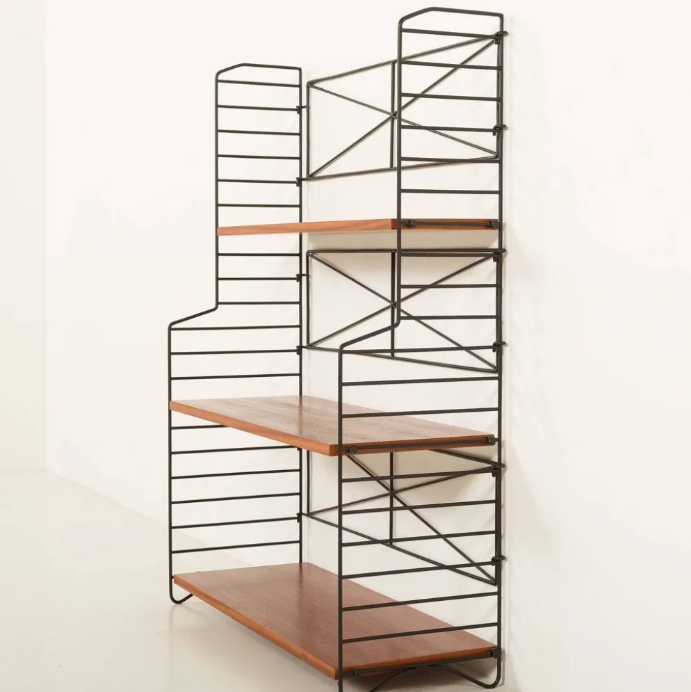 Étagère autoportante String scandinave des années 1960, Suède