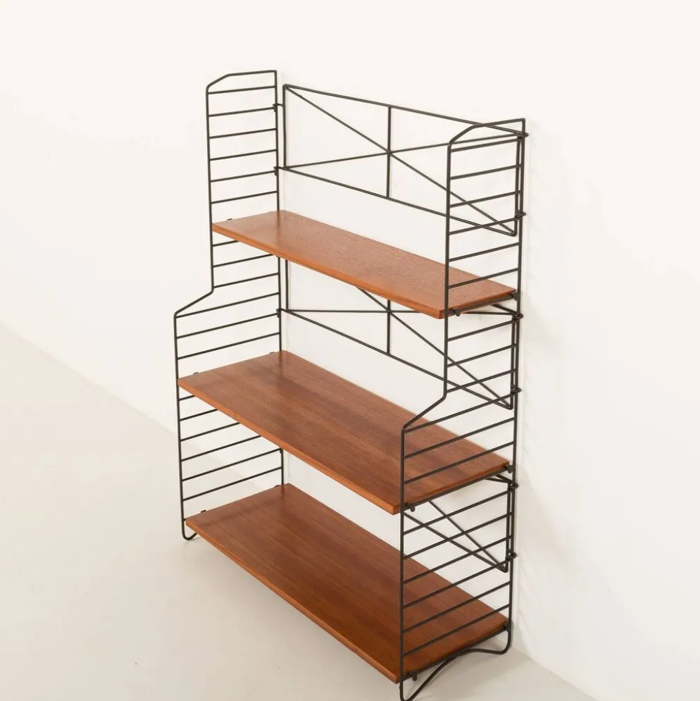 Étagère autoportante String scandinave des années 1960, Suède
