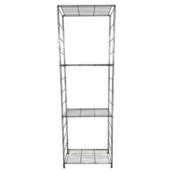 Étagère Balton vintage années 1980 en métal chromé – 215 cm