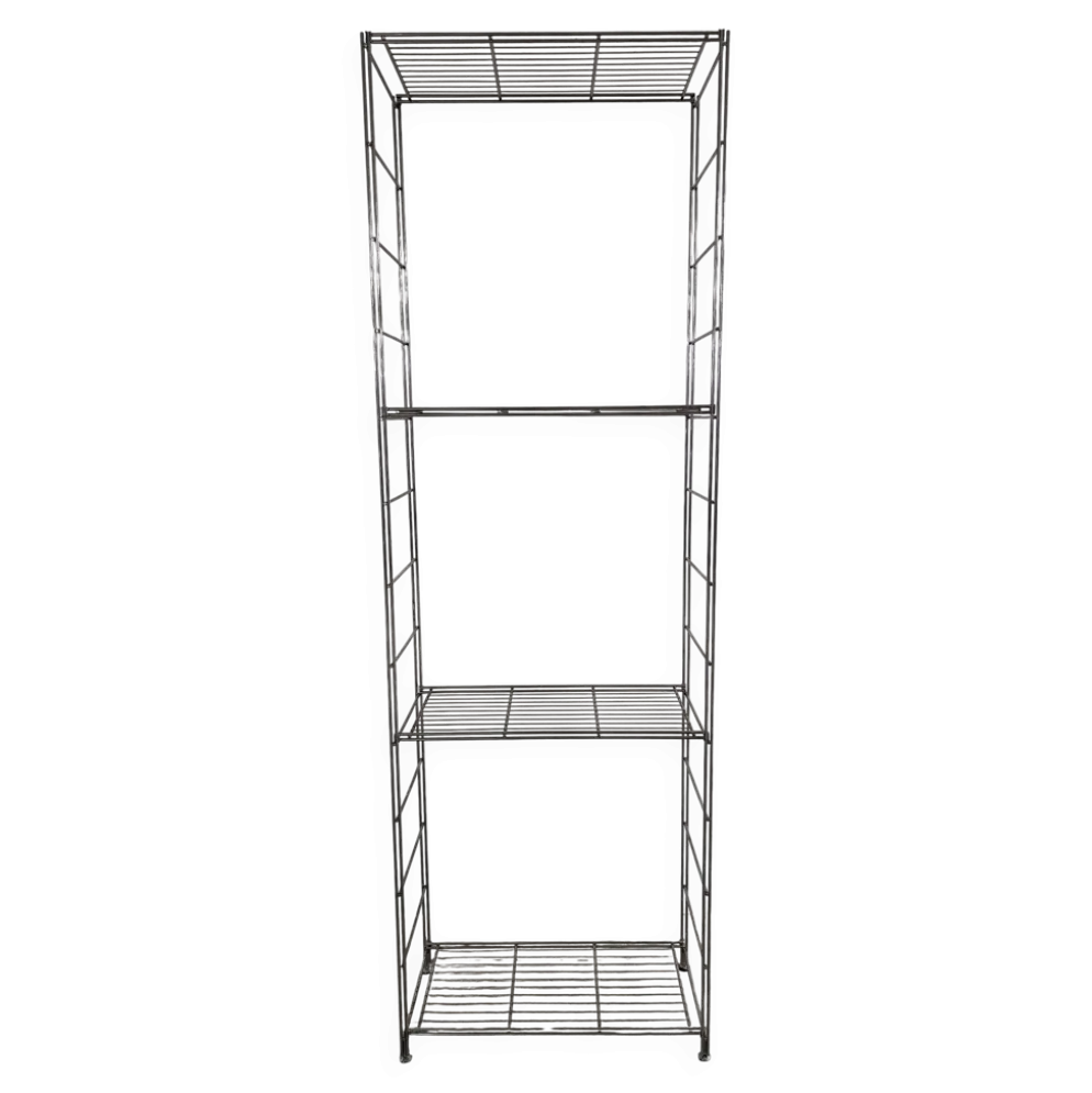 Étagère Balton vintage années 1980 en métal chromé – 215 cm