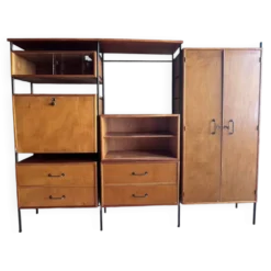Étagère Bibliothèque Design Scandinave Modulaire (70s)