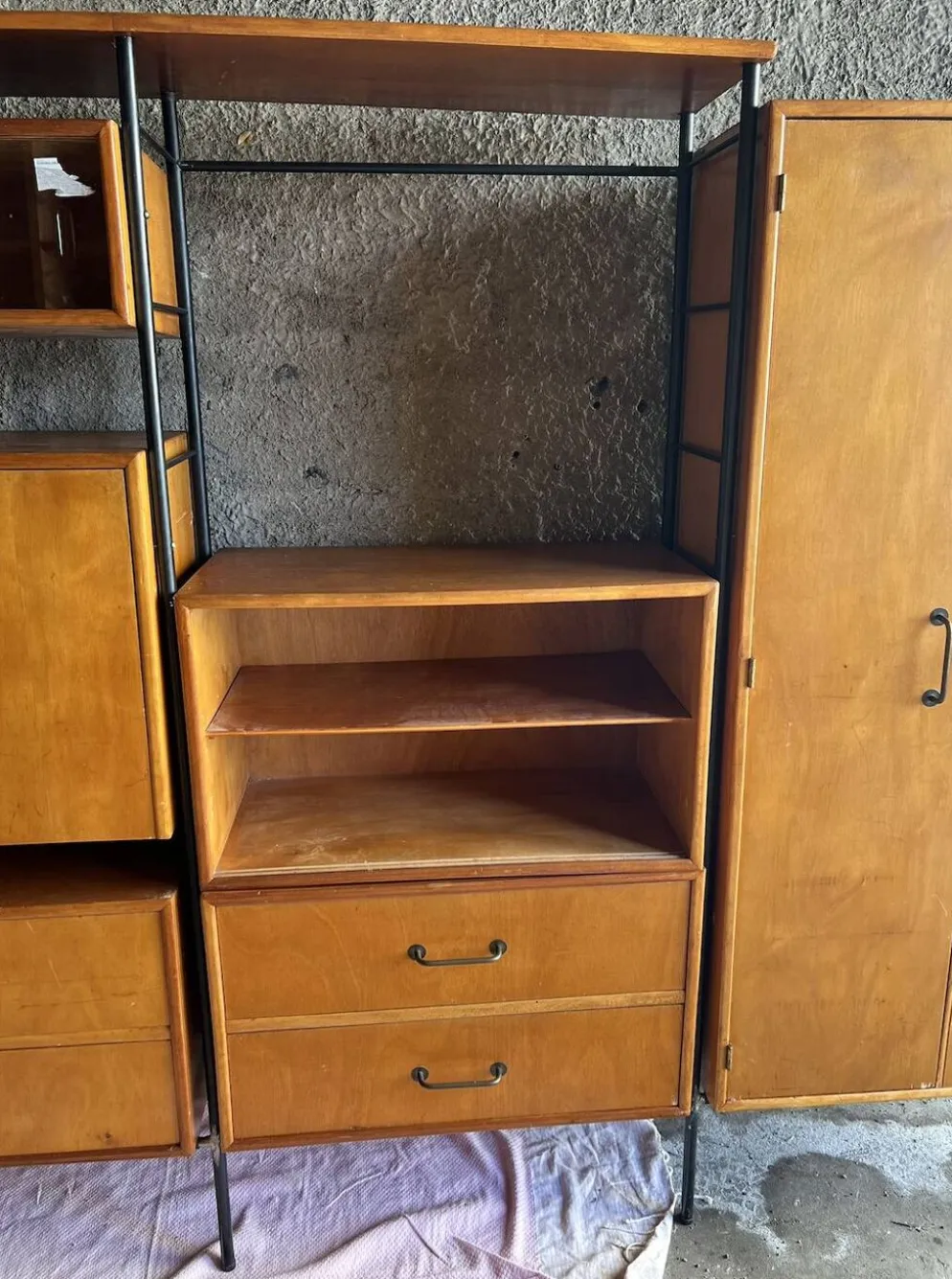 Étagère Bibliothèque Design Scandinave Modulaire (70s)