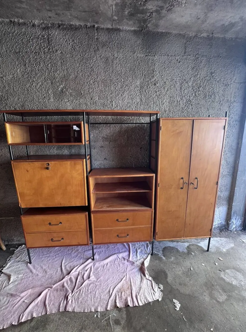 Étagère Bibliothèque Design Scandinave Modulaire (70s)